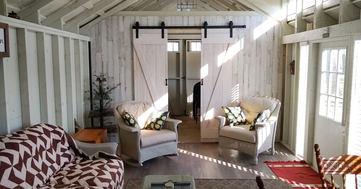 Giant Outrood Shed Converted to Tea Room