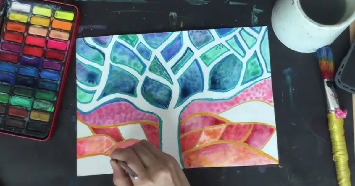 Step-by-Step Guide to Creating a Mondrian Tree Elementary Art Project