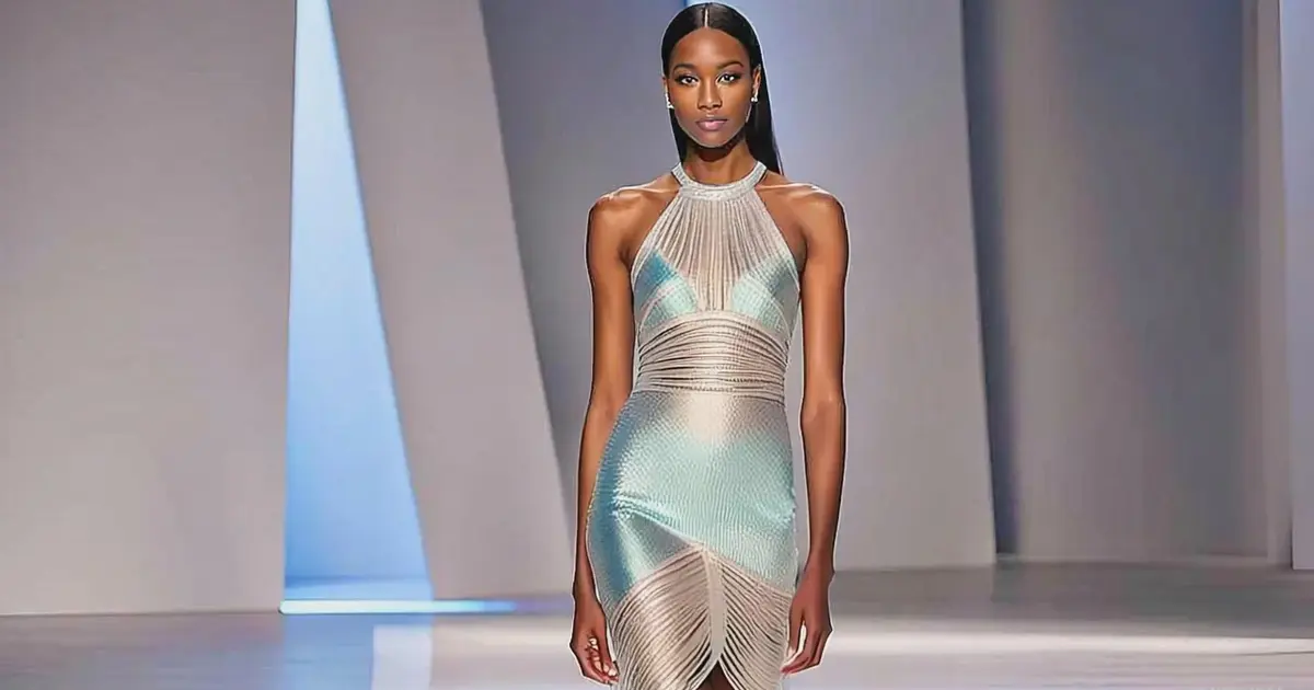 Futuristic Elegance Dress to Impress