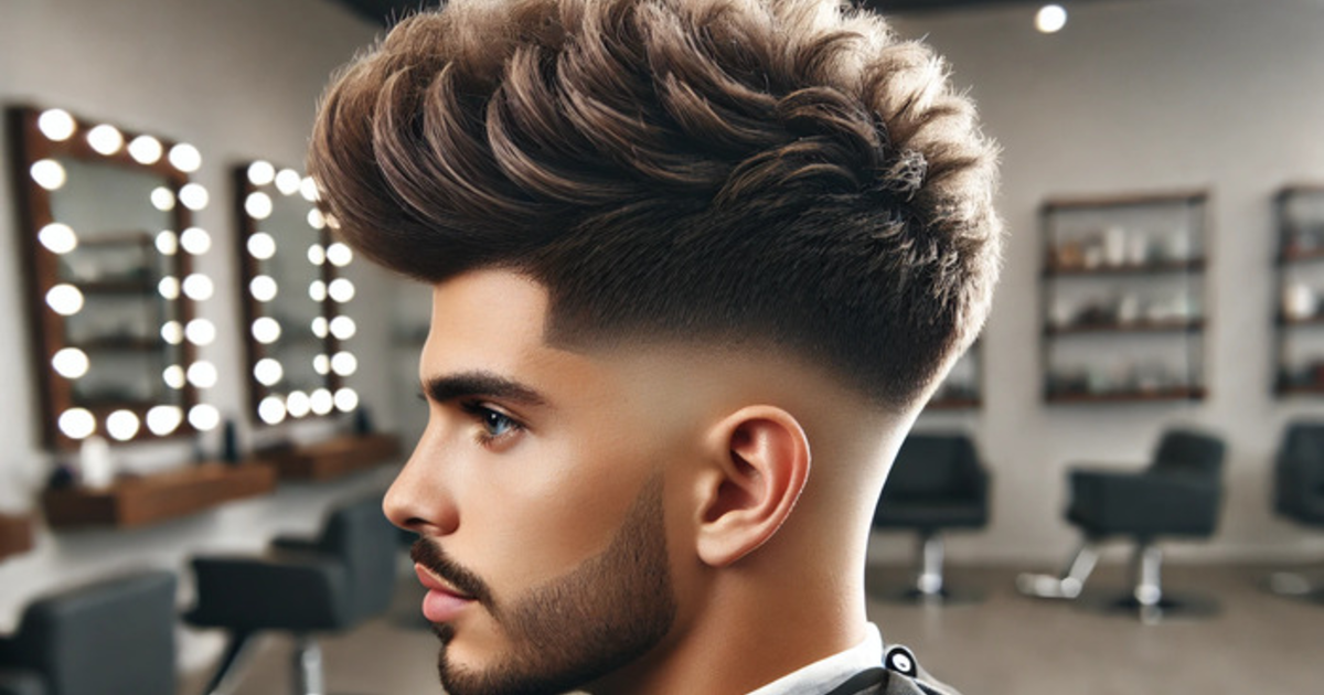 Low Taper Fade Fluffy Hair